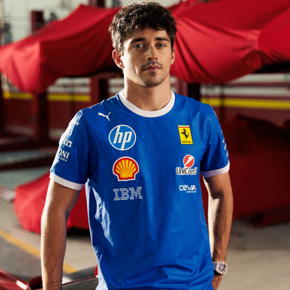 Oversized Pure Cotton Terry Scuderia Ferrari HP 2025 Monza Limited Edition 240GSM Tee