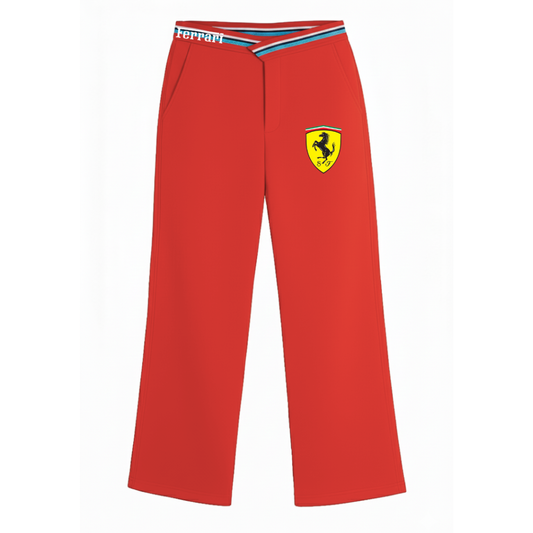 Ferrari Athleisure Pants – Red Edition Unisex XerC