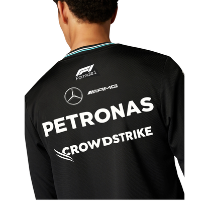Mercedes AMG Petronas F1 2025 Team Driver T-Shirt - Black Unisex