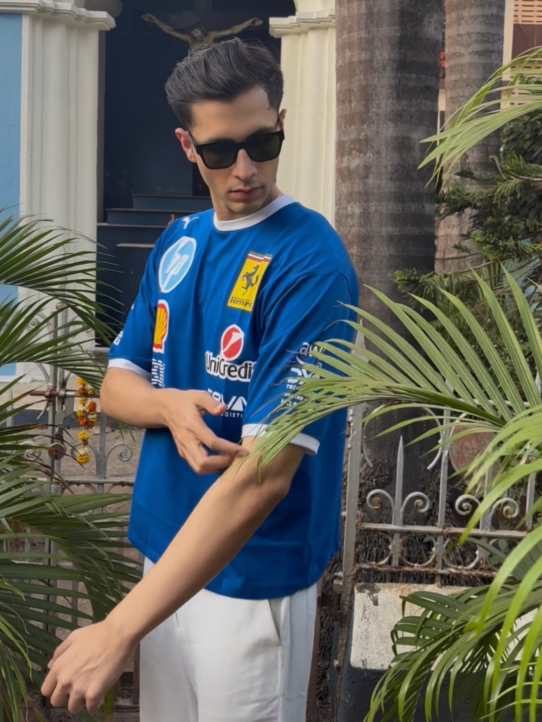 Oversized Pure Cotton Terry Scuderia Ferrari HP 2025 Monza Limited Edition 240GSM Tee