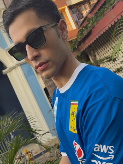 Oversized Pure Cotton Terry Scuderia Ferrari HP 2025 Monza Limited Edition 240GSM Tee