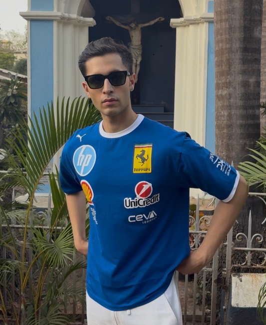 Oversized Pure Cotton Terry Scuderia Ferrari HP 2025 Monza Limited Edition 240GSM Tee